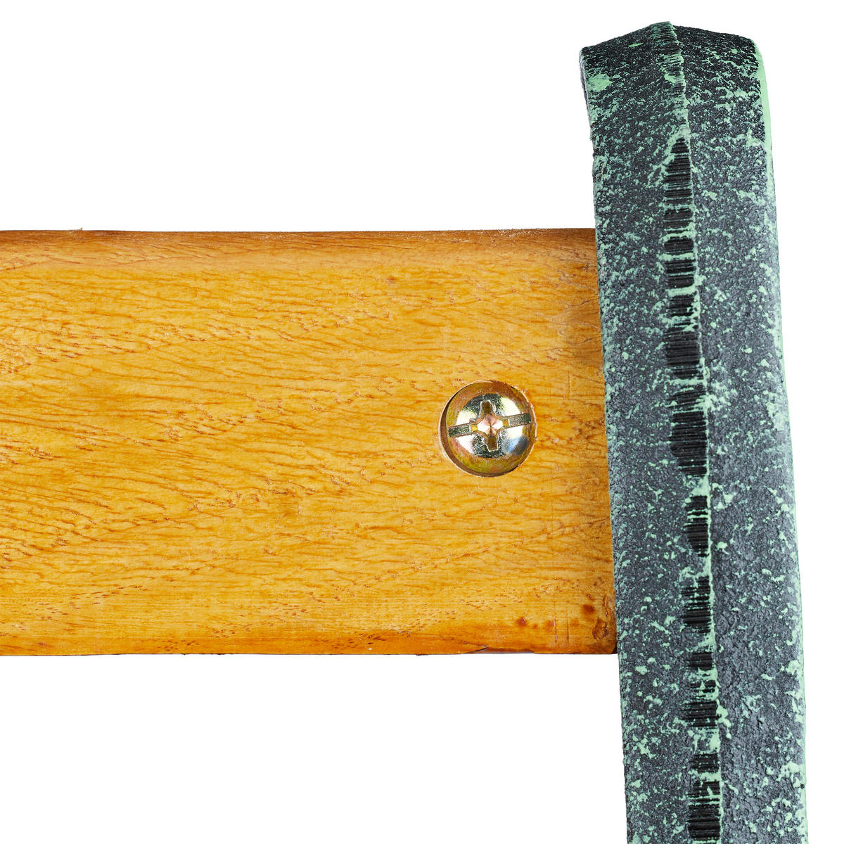 GARTENBANK - Braun, Holz/Metall (126/73.5/52.5cm) - Relaxdays
