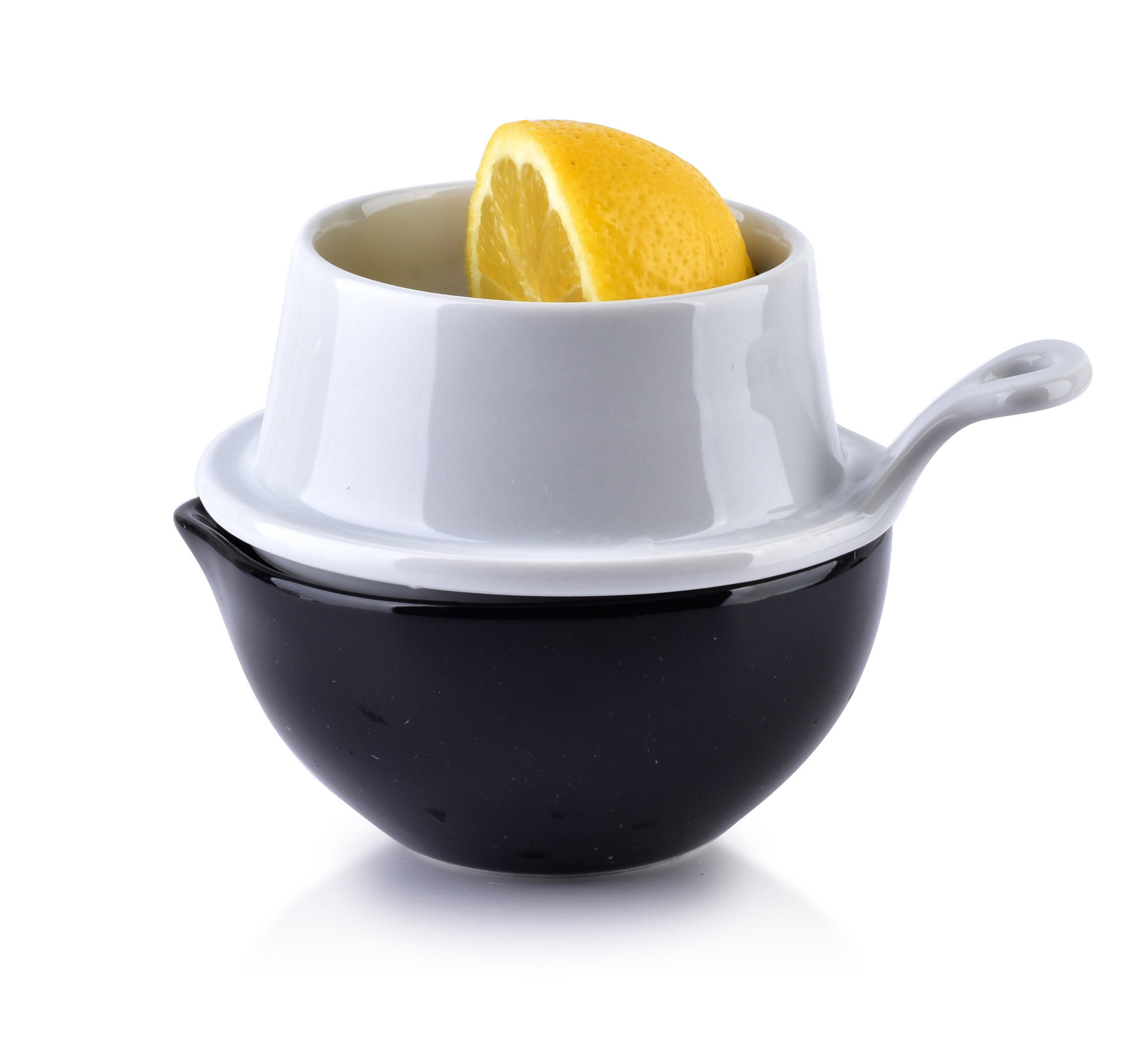 SIEBSCHALE Modern Life Schwarz 10/10/9.5 cm Keramik - Schwarz, Keramik (10/9.5/10cm) - Mondex