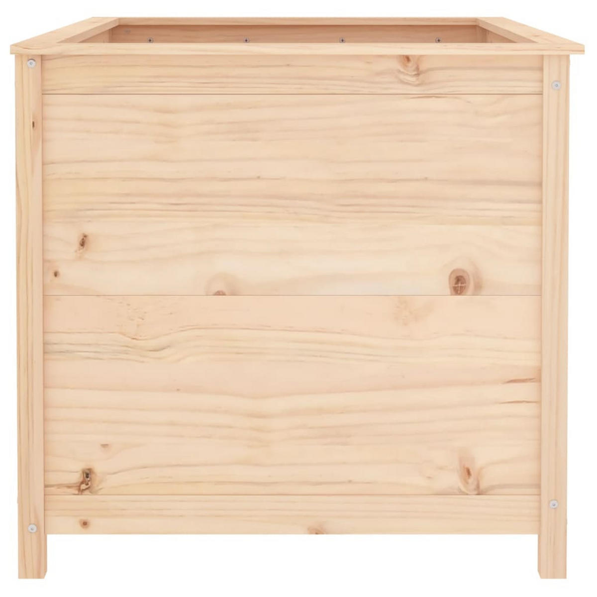 HOCHBEET 119,5x82,5x78 cm Massivholz Kiefer - Braun, Holz (82.5/78/119.5cm) - furnicato