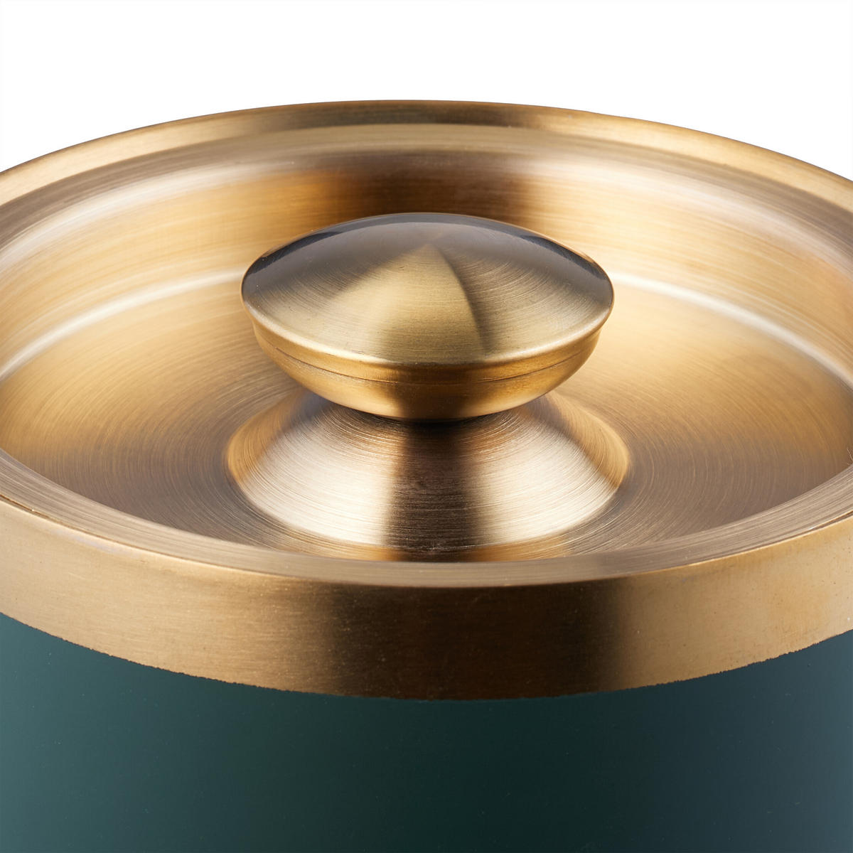 EISEIMER Grün Edelstahl mit Deckel 1,5 l - Dunkelgrün, Metall (15/17cm) - Relaxdays