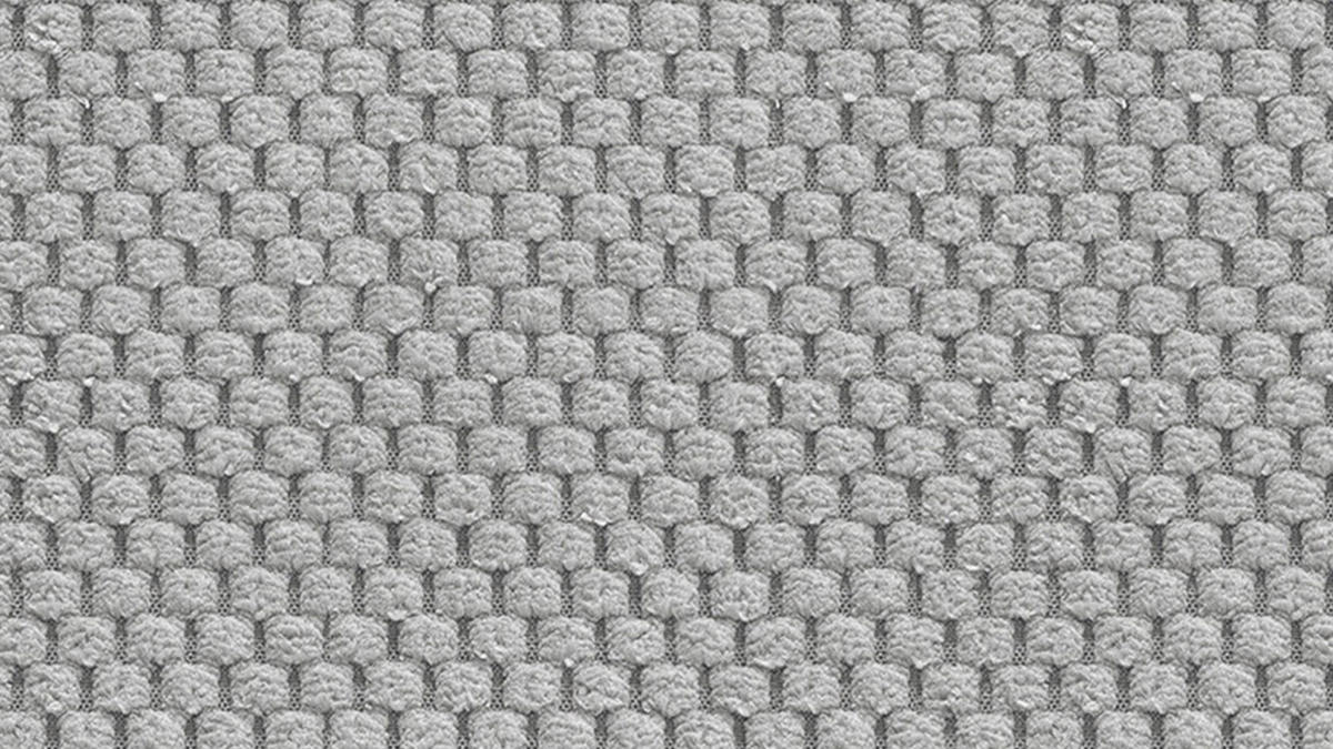 ECKSOFA MELLOW 5-Sitzer, hellgrau - Hellgrau/Schwarz, Holz/Textil (283/191cm) - Courtois Laville