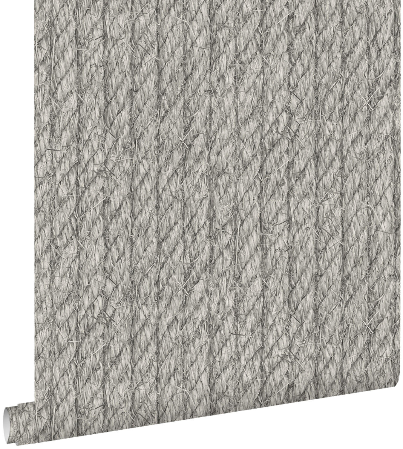 TAPETE Seilmuster 53 cm x 10.05 m - Grau, Papier (53/1000cm) - ESTAhome