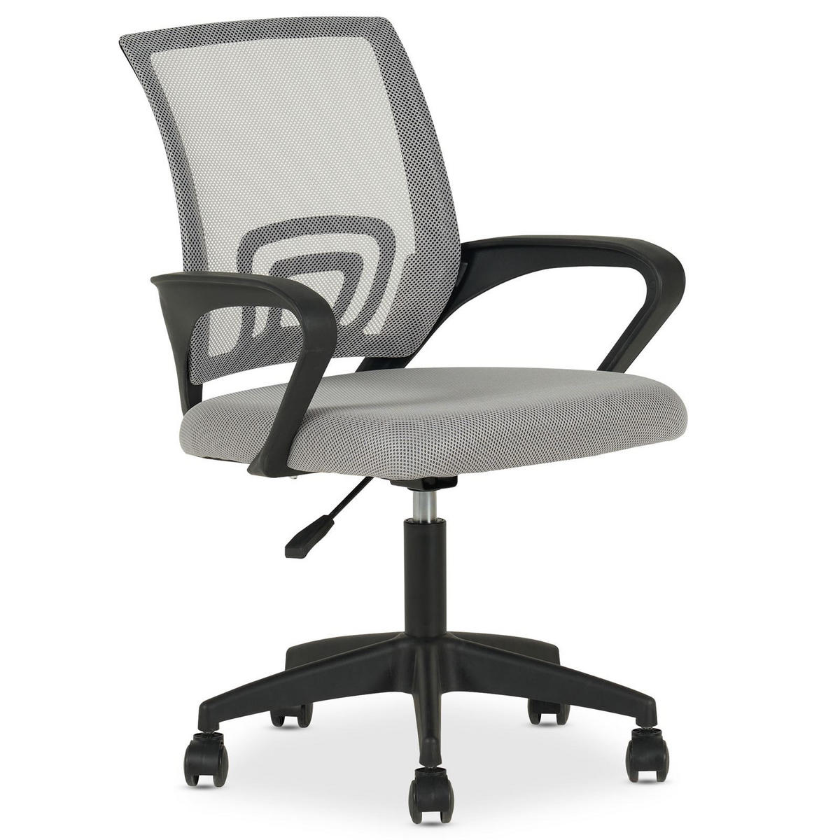 BÜRODREHSTUHL JAKE - Grau, Textil (60/86/53cm) - IDIMEX