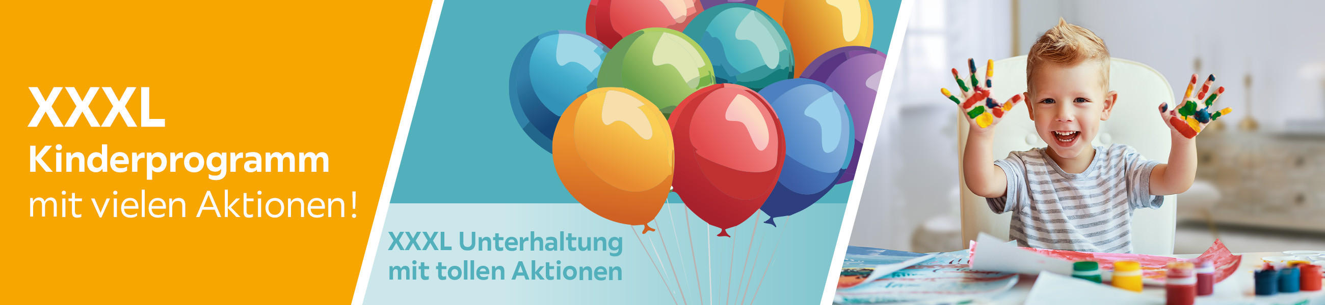 XXXL Kinderprogramm mit vielen Aktionen! - XXXL Unterhaltung mit tollen Aktionen 