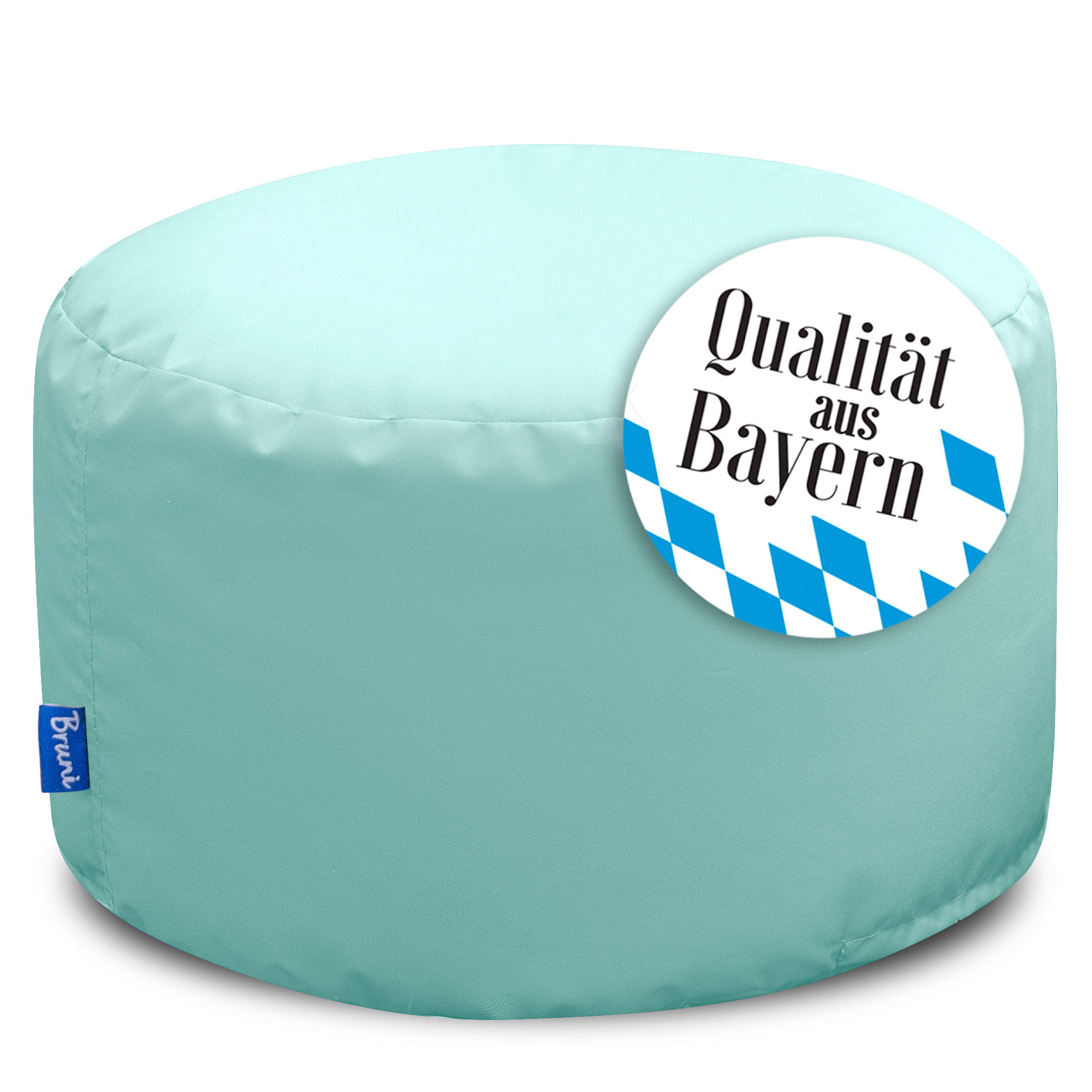 SITZPOUF L minzgrün - Mintgrün, Textil (500/300/500cm) - Bruni