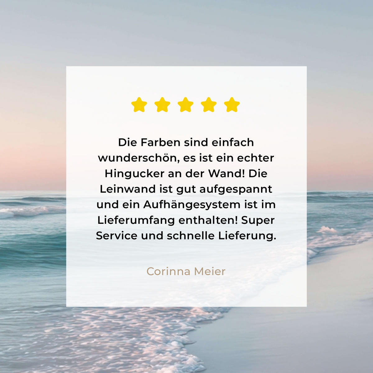 LEINWANDBILD Küstenlinie - Pastell - Wasser Wohnzimmer Groß 120x80 cm - Pastellblau, Textil (120/80cm) - MuchoWow