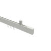 INNENLAUF-GARDINENSTANGEN-SET Sonius Lox 120 cm, 1-läufig, 14x35 mm Weiß - Weiß, Metall (120cm) - INTERDECO
