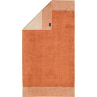 DUSCHTUCH LUXURY HOME TWO-TONE 590 KUPFER - 32 - Orange, Textil (80/150cm) - Cawoe