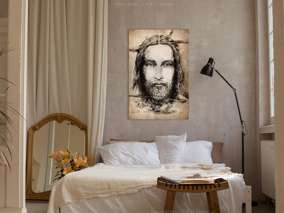 KUNSTDRUCK Beige 60/90 cm - Beige, Textil (60/90cm) - KUNSTLOFT