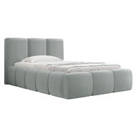 POLSTERBETT Kevson 90 - Hellgrau, Holz (90/200cm) - MIRJAN24