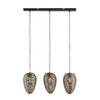 HÄNGELAMPE Yaelle Bronze Ø80/33 cm - Bronzefarben, Metall (80/20/33cm) - Light & Living