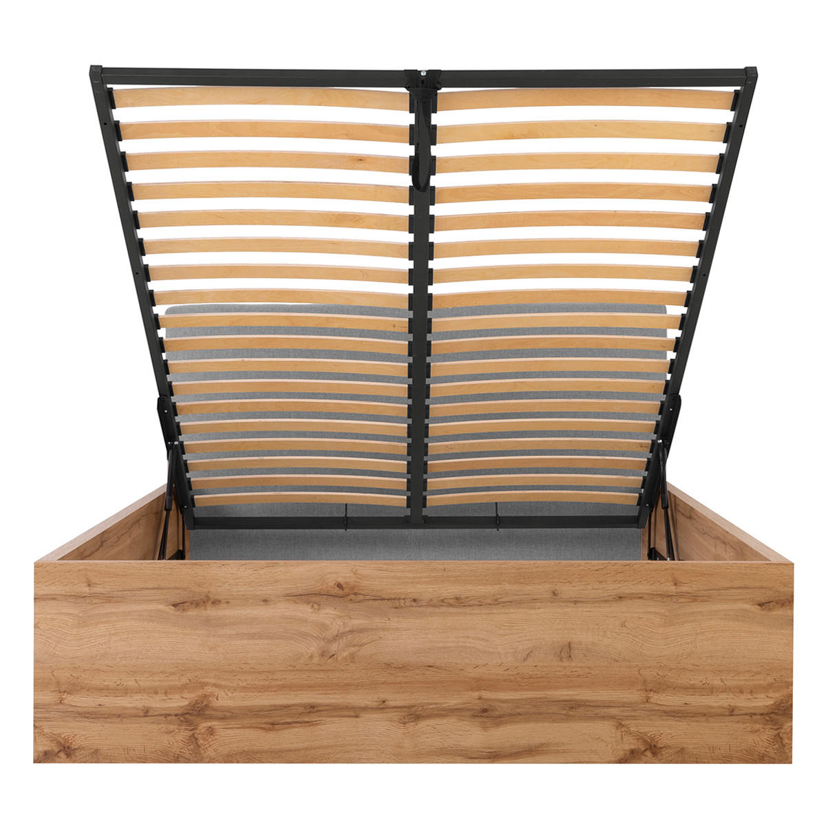 BOXSPRING POSTEL 140/200 Edwin Dřevo a šedá - šedá, kompozitní dřevo (140/200cm) - Petits-meubles