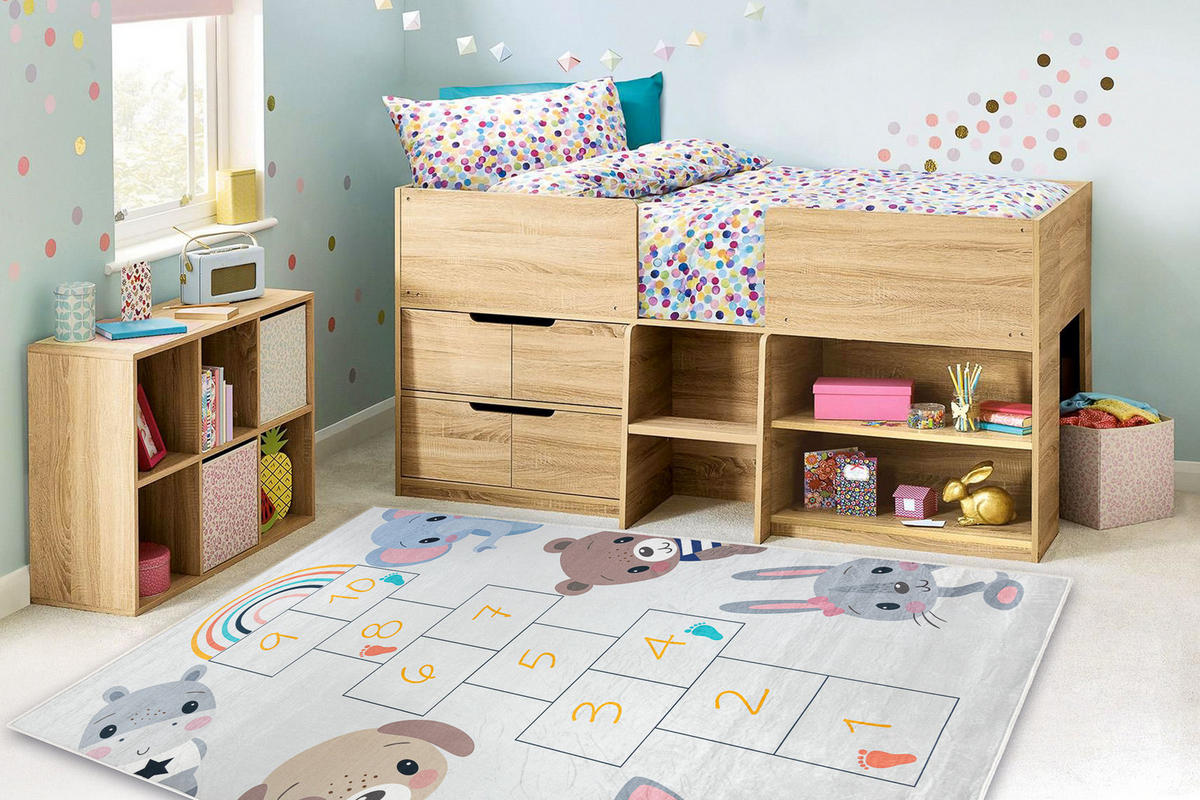 TEPPICH Bambino 160/220 cm - Grau, Textil (160/220cm) - rugsX