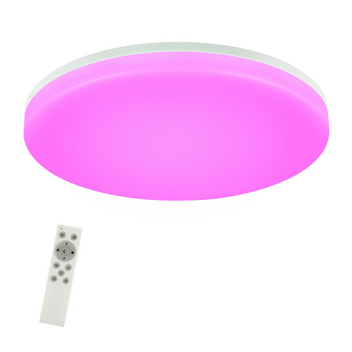 LED-DECKENLEUCHTE Lytle 22/22/4.8cm - Weiß, Kunststoff (22/22/4.8cm) - Nettlife