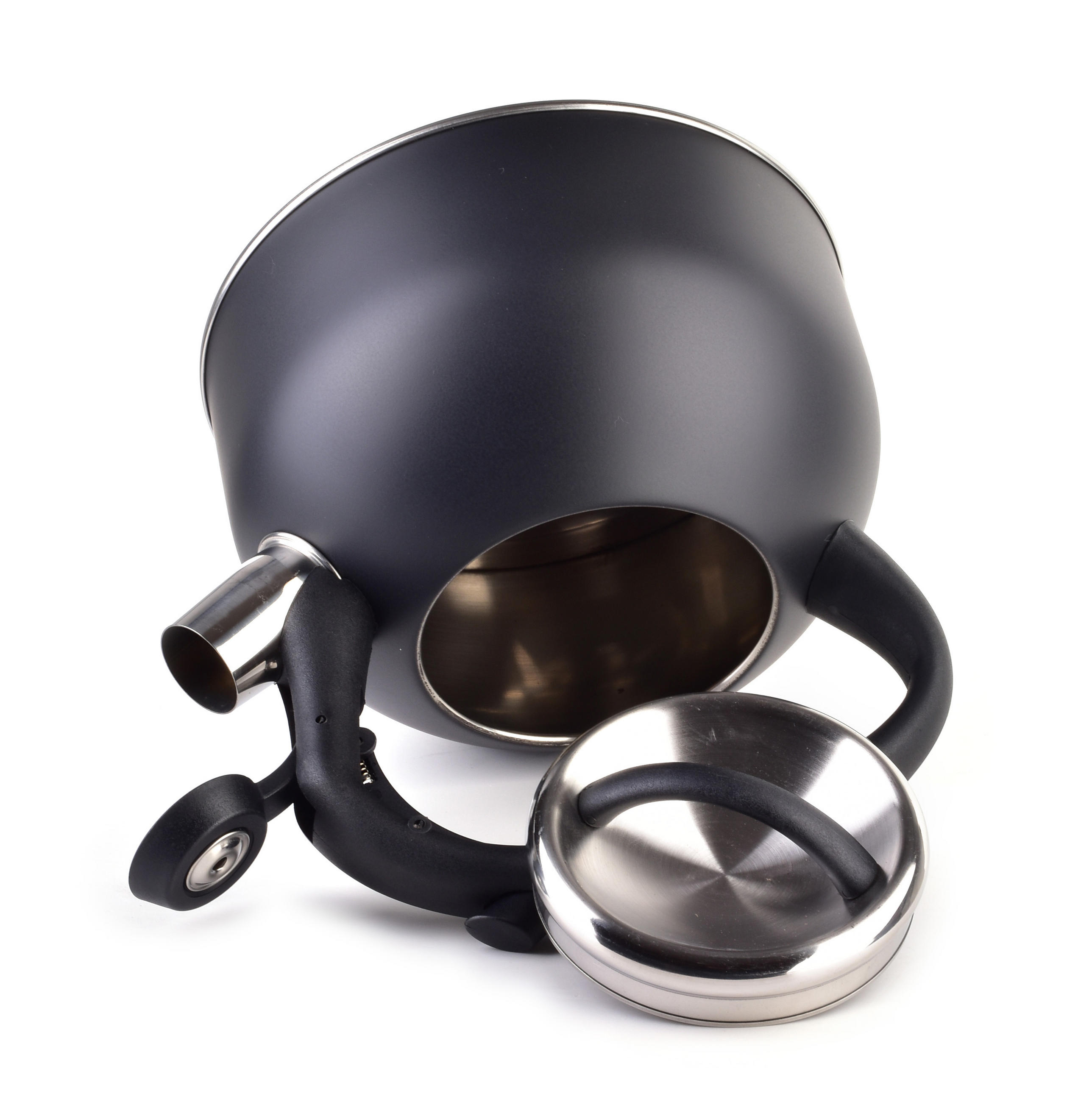 WASSERKESSEL 2,5L Gab - Schwarz, Metall (19.5cm) - Mondex