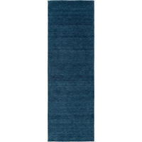 WOLLTEPPICH Jamal Blau 70x200 cm - Blau, Textil (70/200cm) - benuta Nest