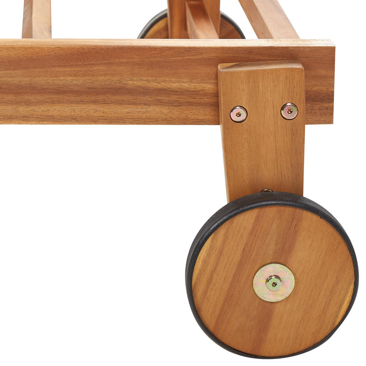 GARTENLIEGE hellbraun Pietralunga - Hellbraun, Holz (70/67/197cm) - Beliani