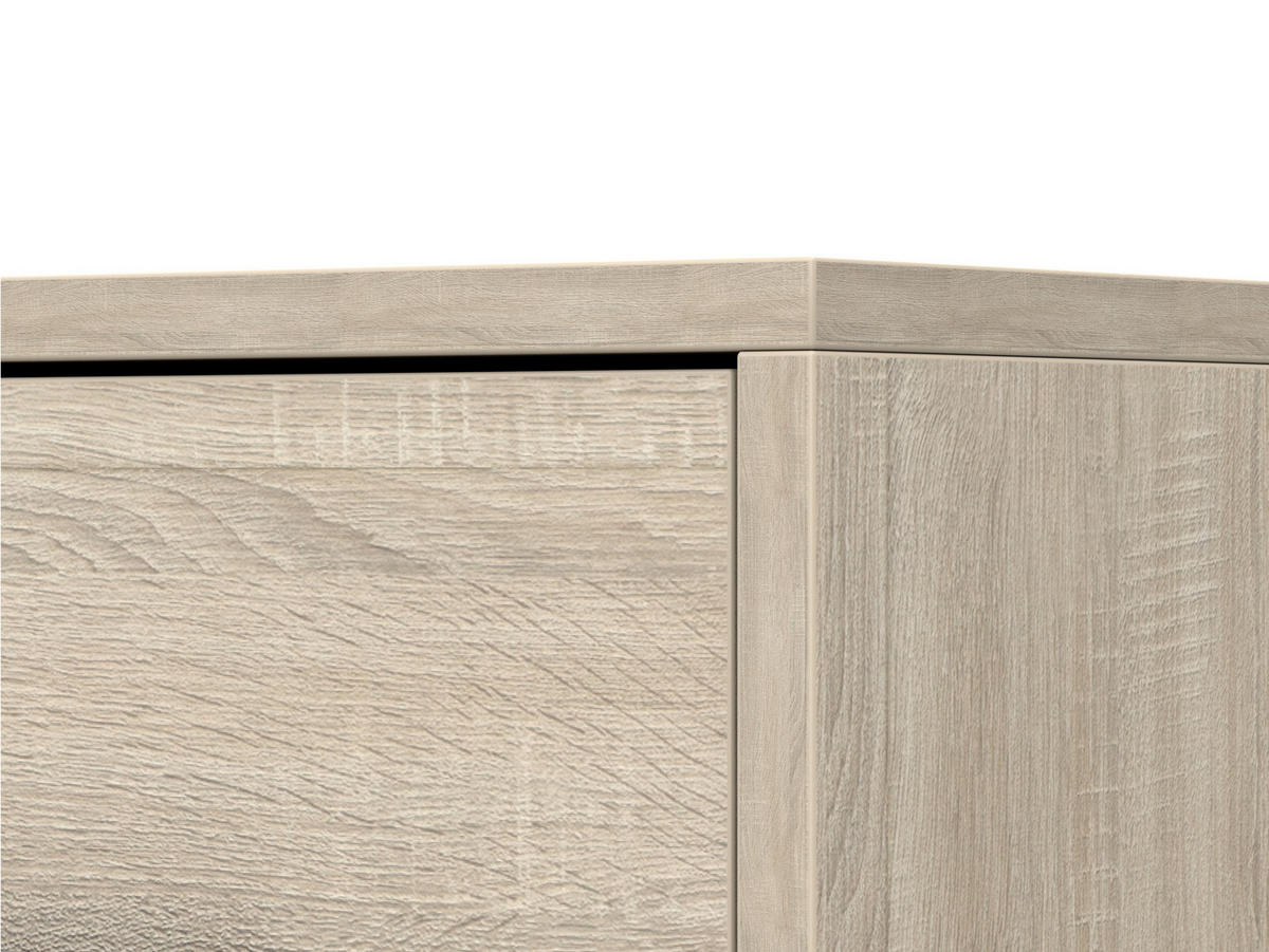 KOMMODE - Highboard IRYS MINI (sonoma) - Sonoma Eiche, Holzwerkstoff (90/95/45cm) - Möblo