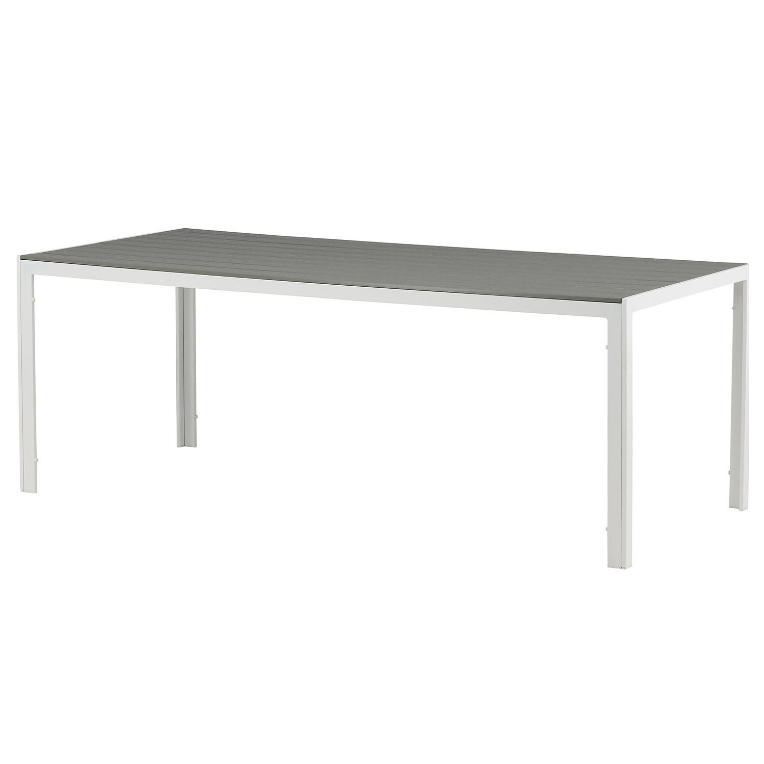 GARTENTISCH - Grau, Metall (205/90/75cm) - home24