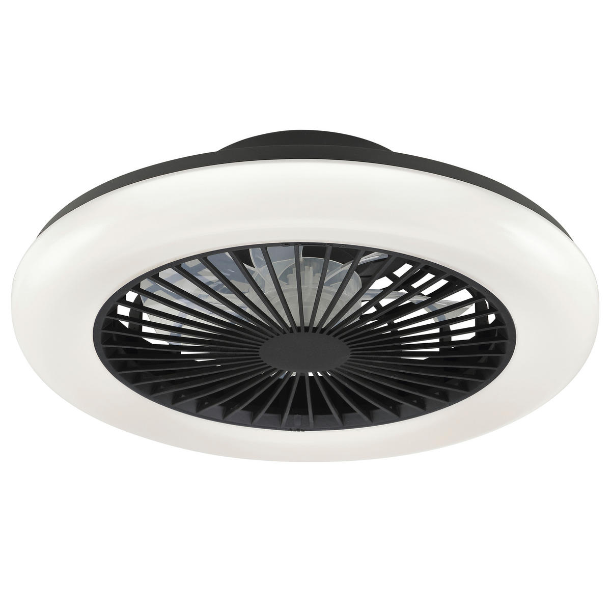 LED DECKENLEUCHTE Montero Schwarz 42/42/13,7 cm - Schwarz, Metall (42/42/13.7cm) - Brilliant