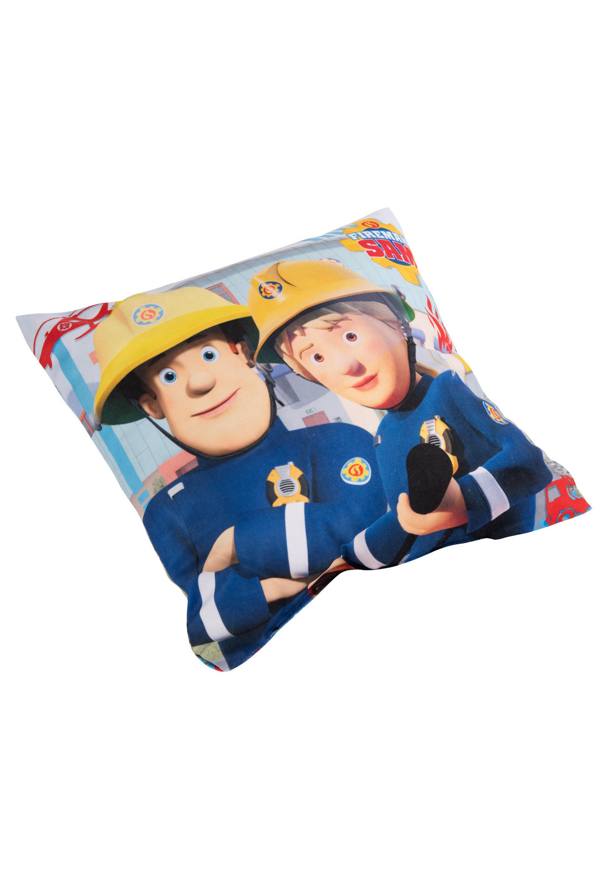 KINDERKISSEN Feuerwehrmann Sam Feuerwehr 30 x 30 cm - Multicolor, Textil (30/30cm) - Chiemsee