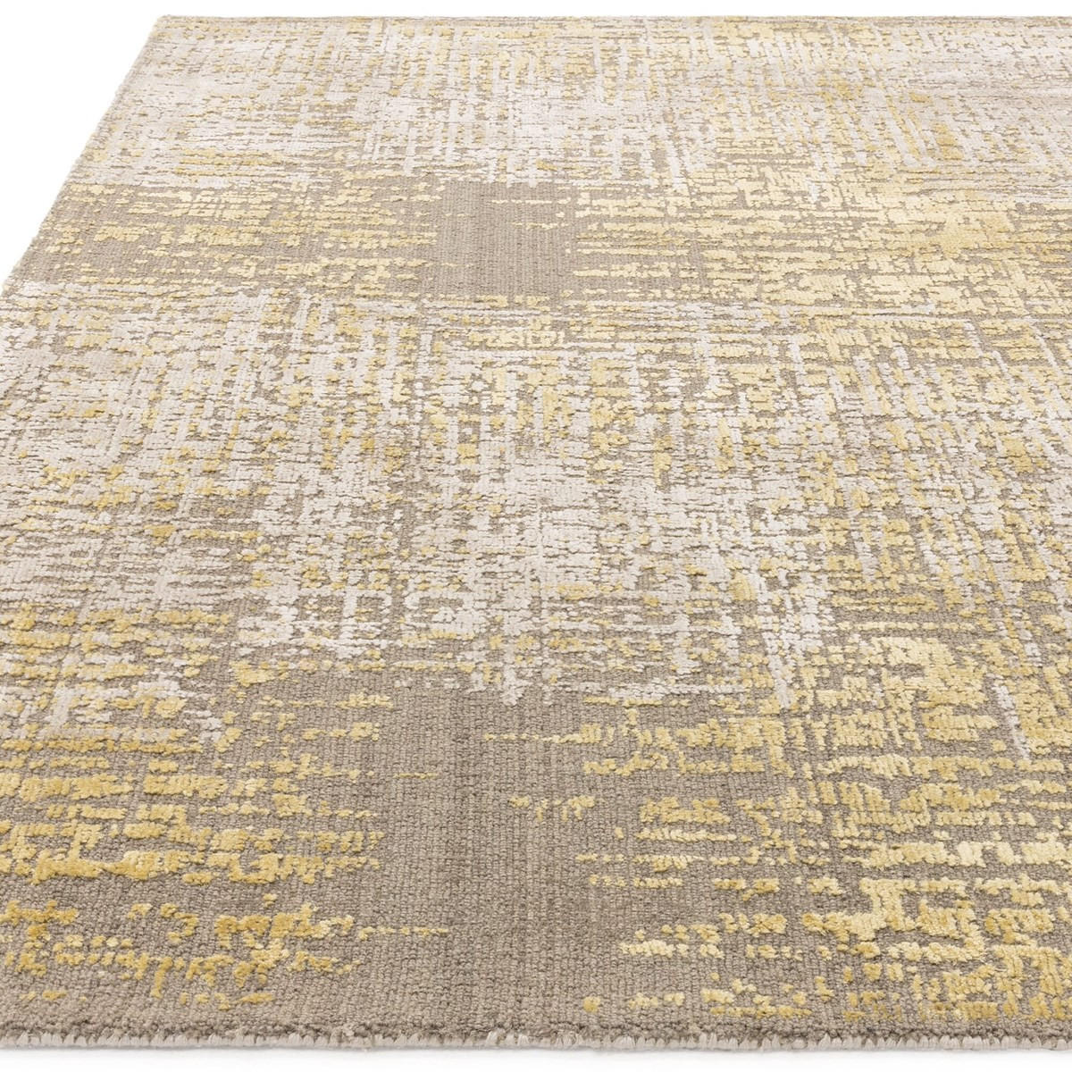 TEPPICH Moderner für Wohn- und Schlafzimmer MILANO Gelb 200 x 290 cm - Gelb, Naturmaterialien (200/290cm) - Novatrend