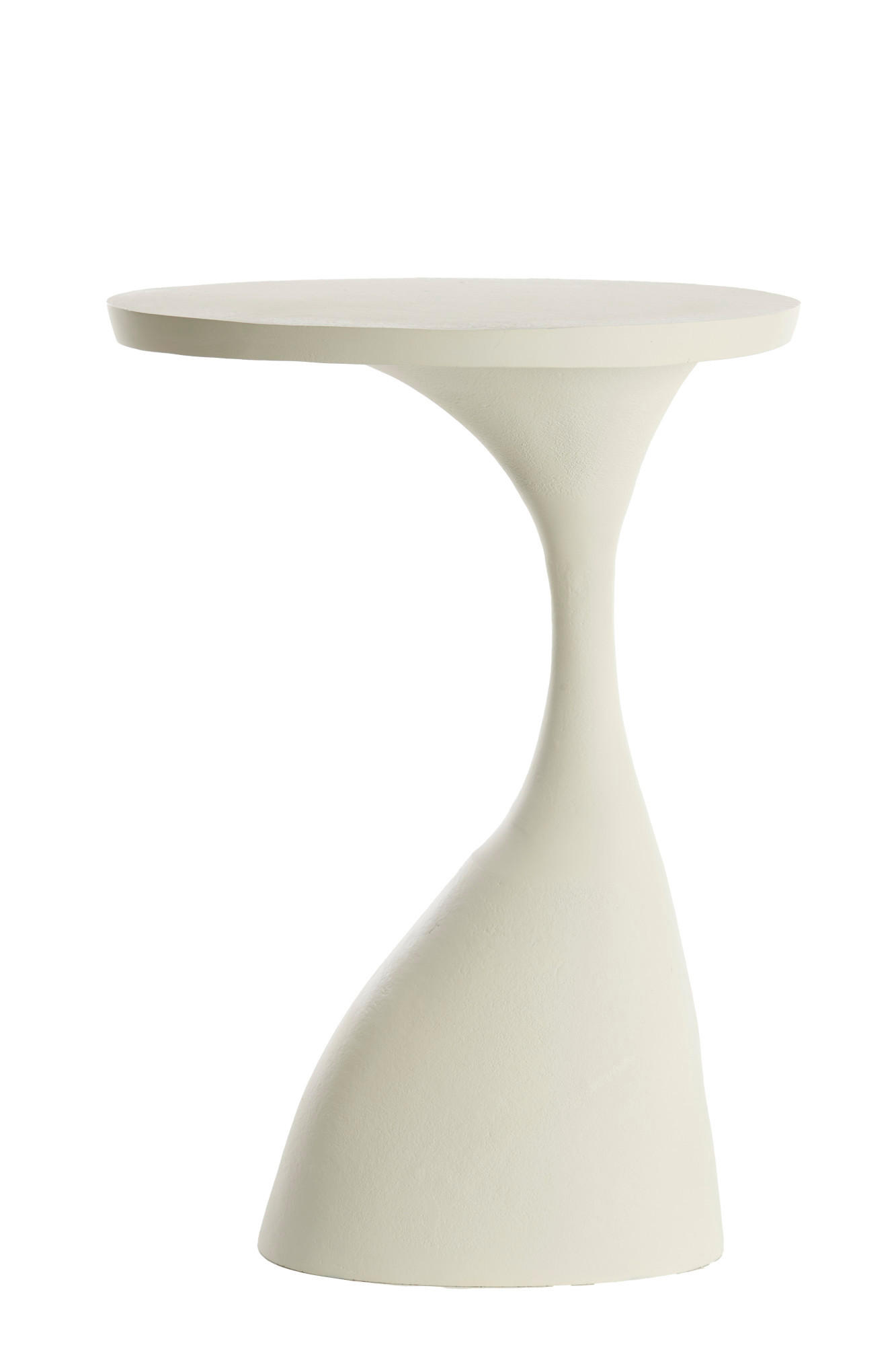 BEISTELLTISCH Macau Weiß 40/33/61 cm - Weiß, Metall (40/33/61cm) - Light & Living