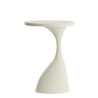 BEISTELLTISCH Macau Weiß 40/33/61 cm - Weiß, Metall (40/33/61cm) - Light & Living