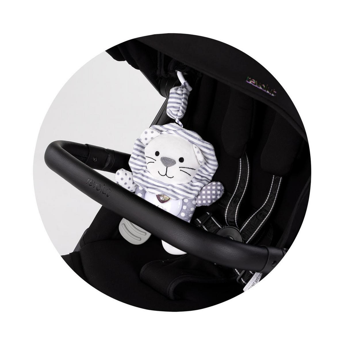 MUSIKMOBILE kleine Tiere weiß Plüschtiere, Licht, Beißring, ab Geburt, 15 Melodien, kompakt - Weiß, Kunststoff (17/38/6cm) - Chipolino