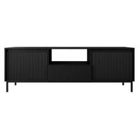 TV-ELEMENT Ozmi 2K1SZ - Schwarz, Holzwerkstoff/Metall (174/55/40cm) - MIRJAN24