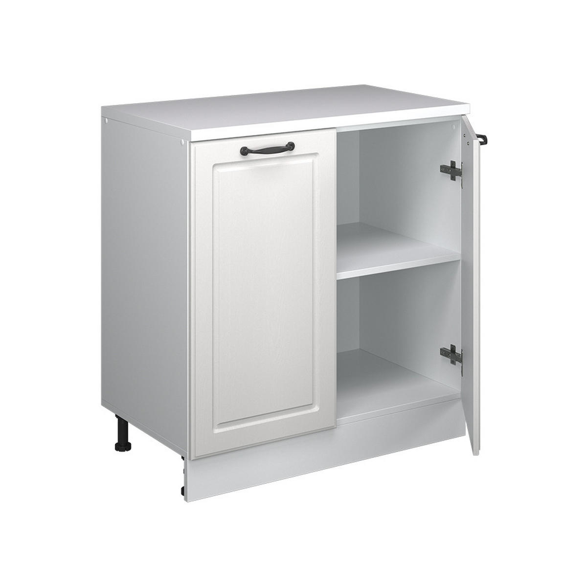 ORMAR ZA POTKROVLJE Rion Bijela Seoska 80 x 81.6 cm bez kosine s 2 vrata - bijela, drvni materijal (80/83.8/46cm) - Vicco
