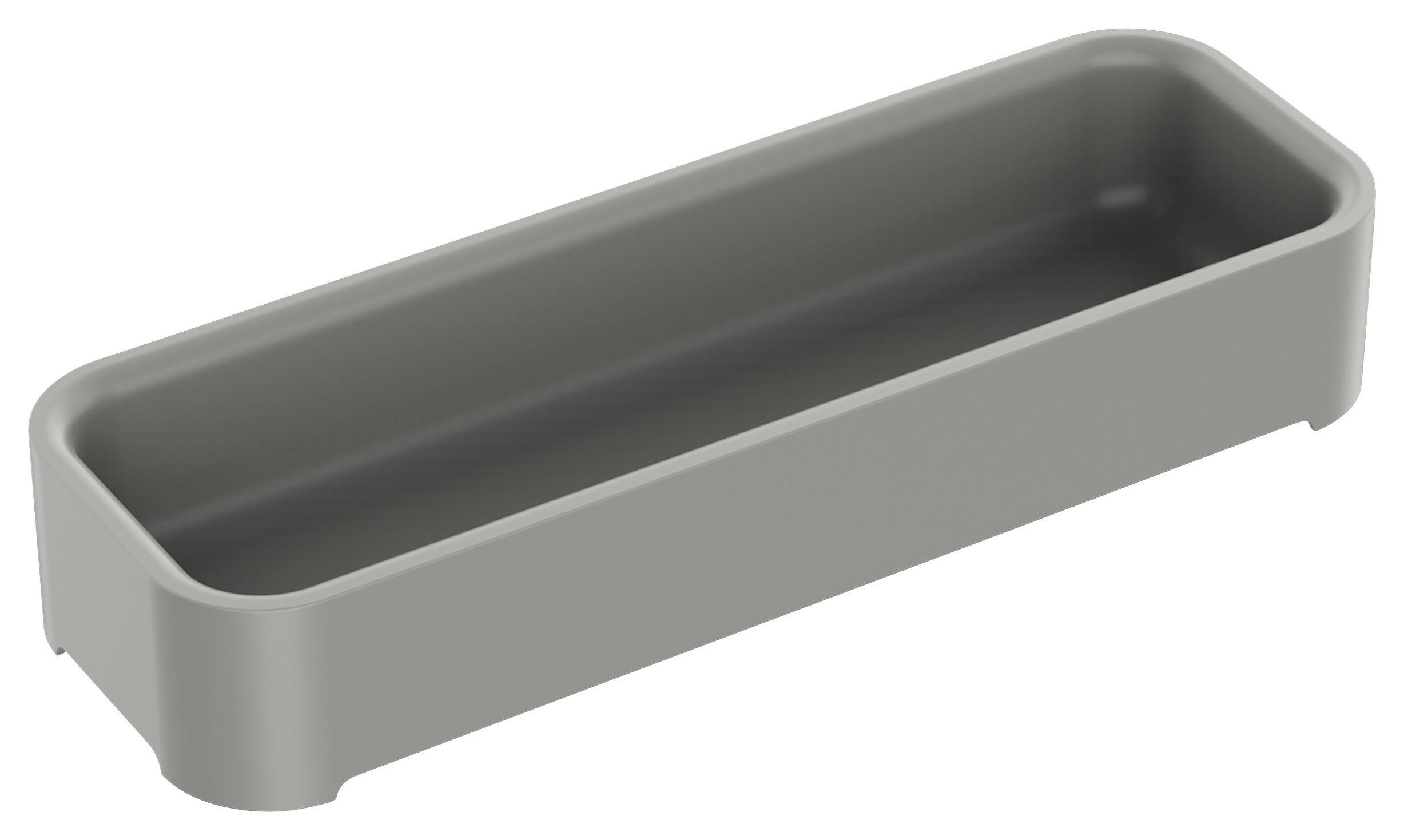 BESTECKEINSATZ Lis Grau - Grau, Kunststoff (28.6/1/9.6cm) - Mömax