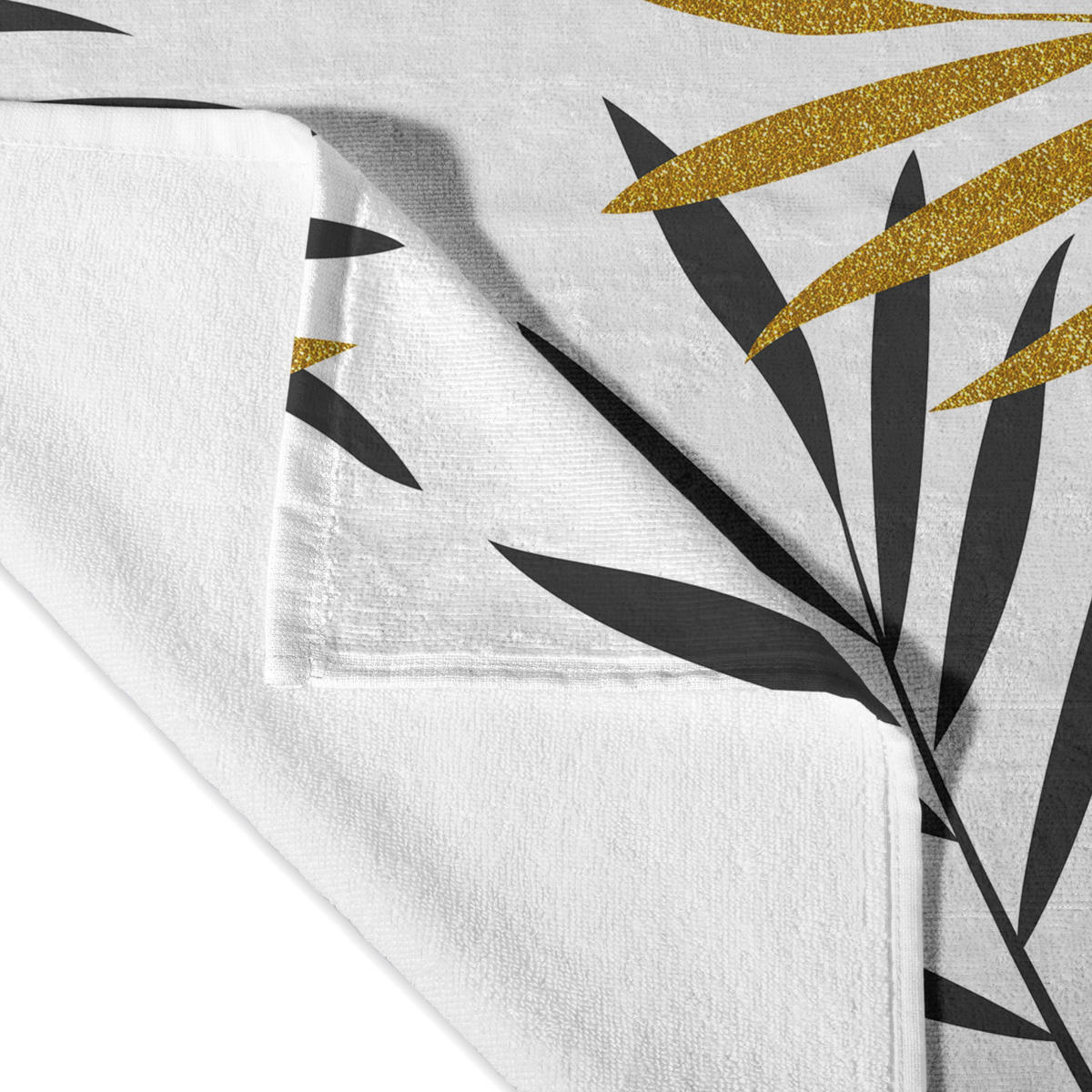 HANDTUCH foliage 70x150 cm mehrfarbig - Multicolor, Textil (70/150cm) - Happy Friday