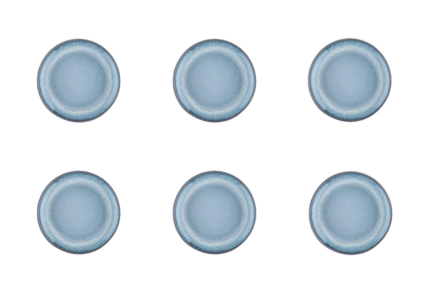 TELLER Genesis Ø16,5cm - 6er-Set - Meer - Blau, Keramik (16.5cm) - Björn