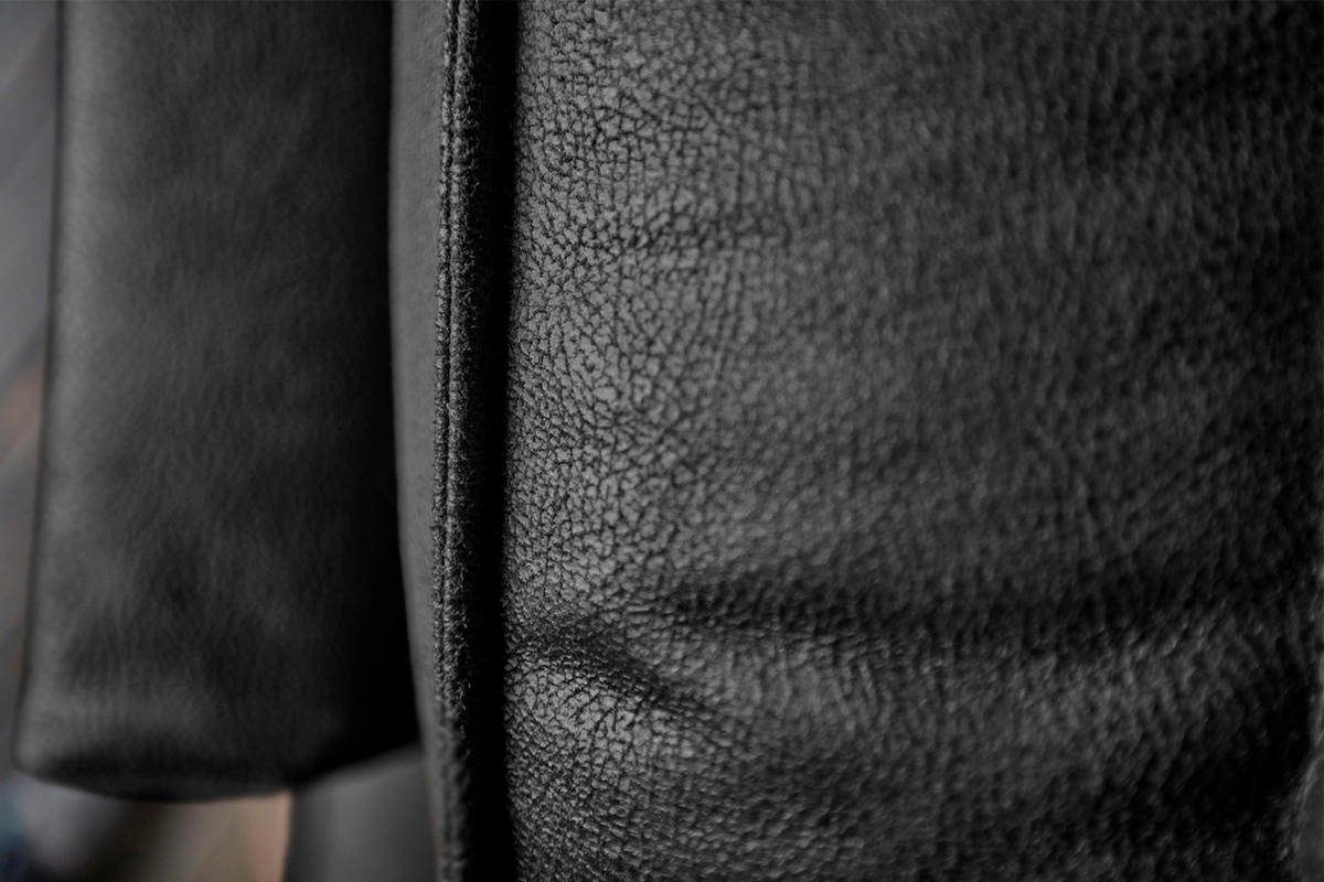 ECKSOFA VILNIUS Schwarz Lederfaserstoff - Schwarz, Leder/Metall (290/217cm) - KAWOLA