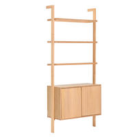 REGAL Kiefernholz Braun 3 Ebenen 2 Fächer - Braun, Holz (79/182.5/34cm) - Nordlys