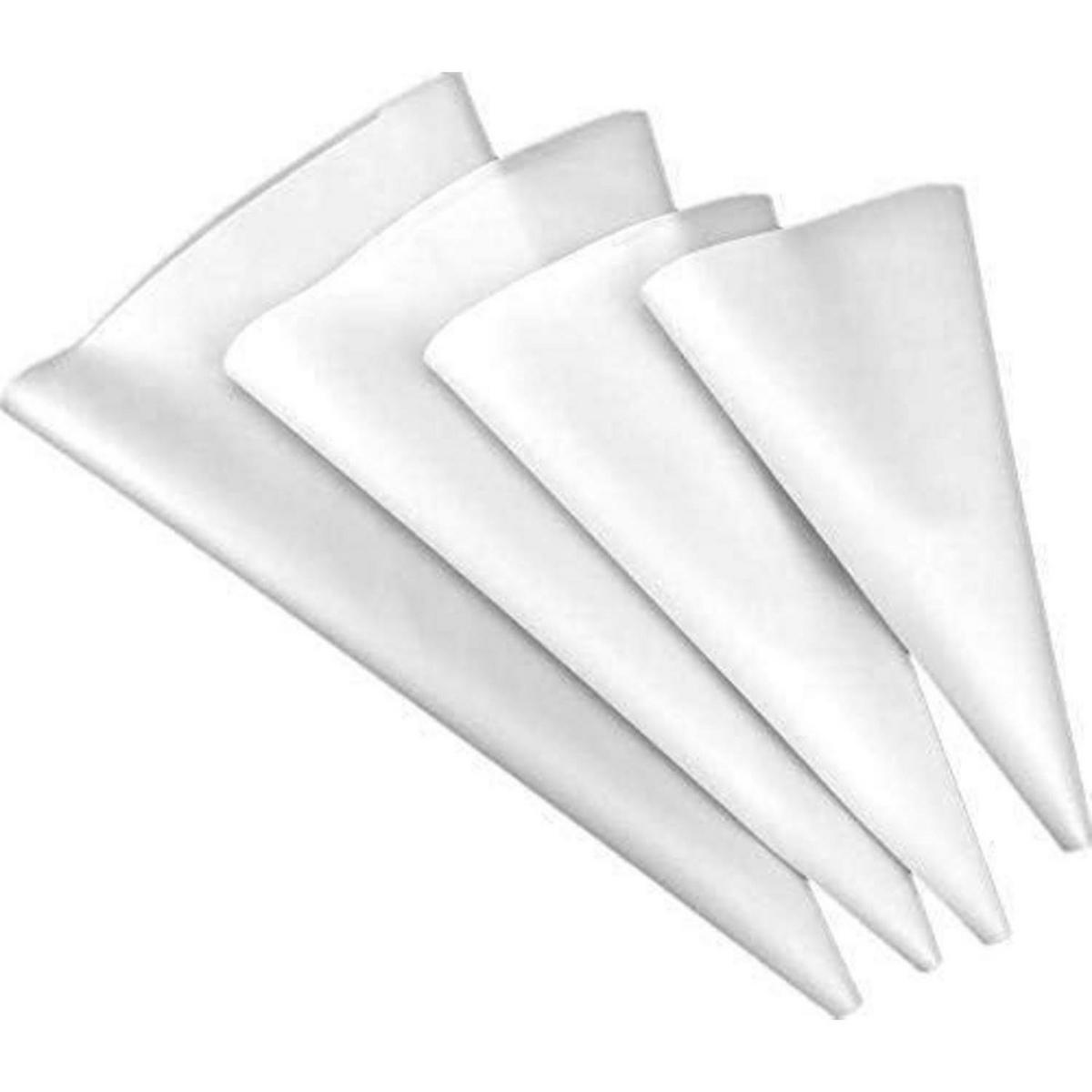 SPRITZBEUTEL 4er Set 30.5 cm, 40.6 cm - Weiß, Kunststoff (40.6/40/40.6cm)