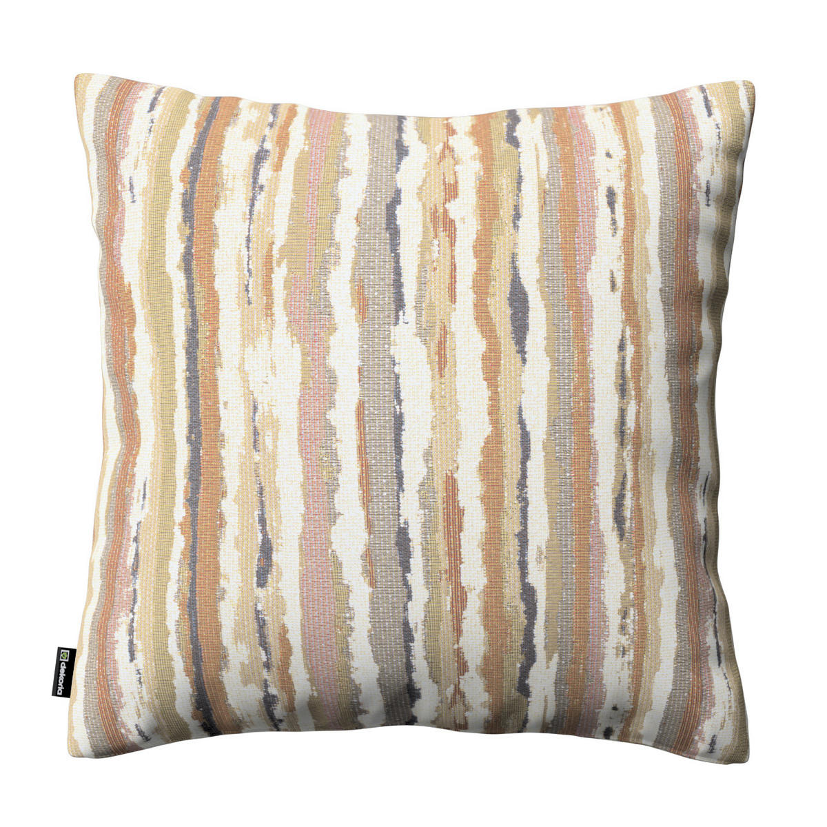 KISSENHÜLLE Cosy Home olive- creme, 43x43 cm - Multicolor/Creme, Textil (43/43cm) - Dekoria