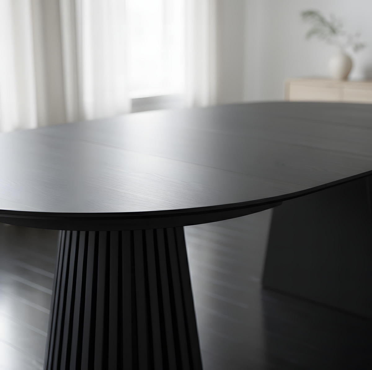 MATBORD Tokyo 120 x 120 x 75 cm – svart - Svart, Trä/Träbaserade material (200/120/75cm) - ebuy24