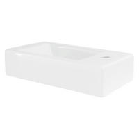 WASCHBECKEN - Weiß, Keramik (26/11/46cm) - ML-DESIGN
