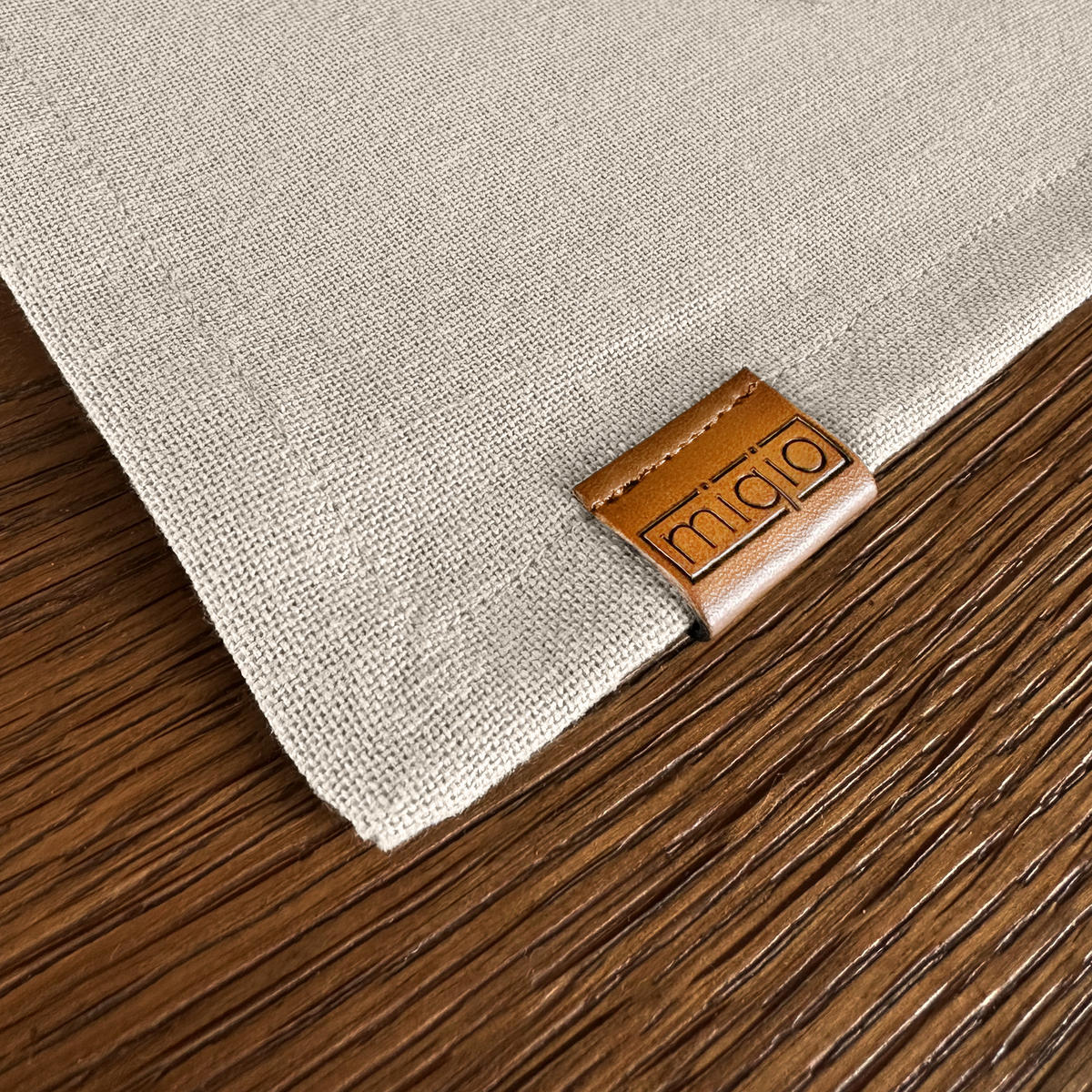 TISCHLÄUFER - Creme, Textil (150/40/1cm) - Miqio Design