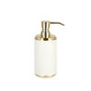 BADSPENDER Lonar - Goldfarben/Weiß, Kunststoff (7.5/18/7.5cm) - home&you