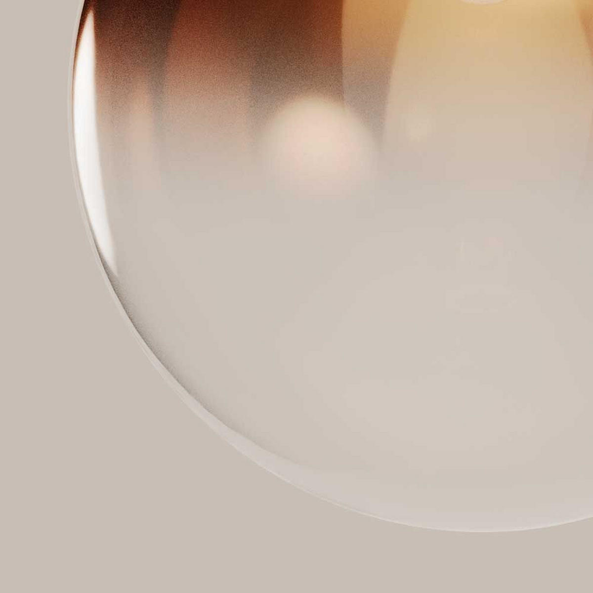 STEHLAMPE Orb Poseidon Braun Ø 40cm - Braun, Glas (40/40/175cm) - s.luce