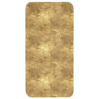 WC-VORLEGER Industriell - Textur - Gold Toilettenvorleger 60x120 cm - Goldfarben, Kunststoff/Textil (60/120cm) - OnlyWow