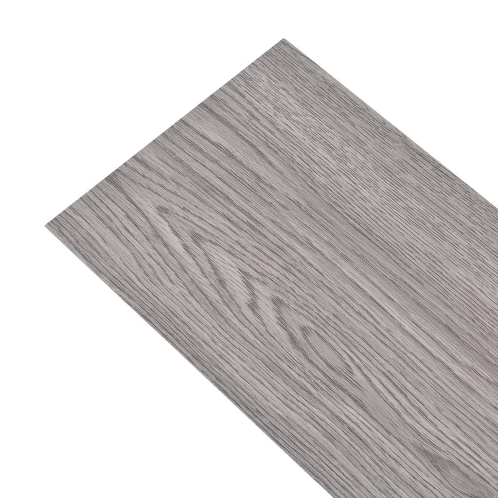 VINYLBODEN PVC-Dielen selbstklebend | 2mm Stärke | Laminat Viny | Dunkelgrau , 5,02m² - Dunkelgrau, Kunststoff (91.5/15.2/1.3cm) - DELUKE