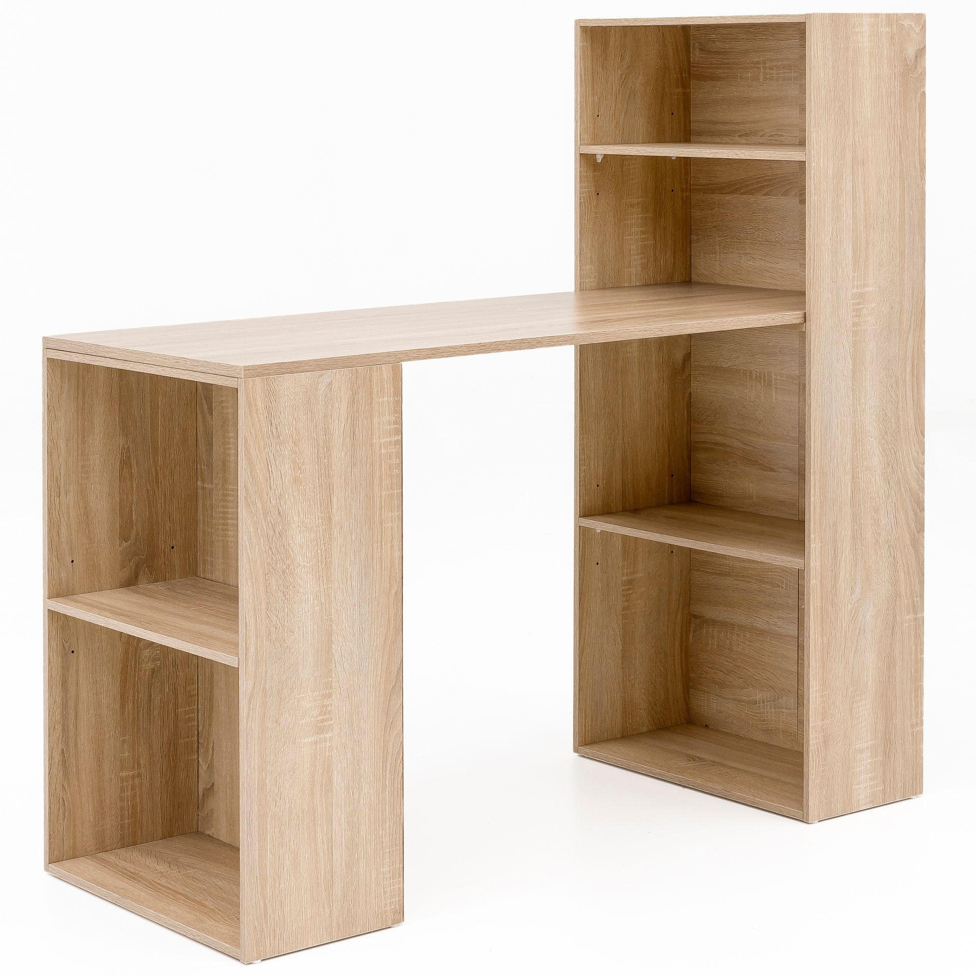 SCHREIBTISCH GIUSEPPE Sonoma - Sonoma Eiche, Holzwerkstoff (53/120/120cm) - tinkaro