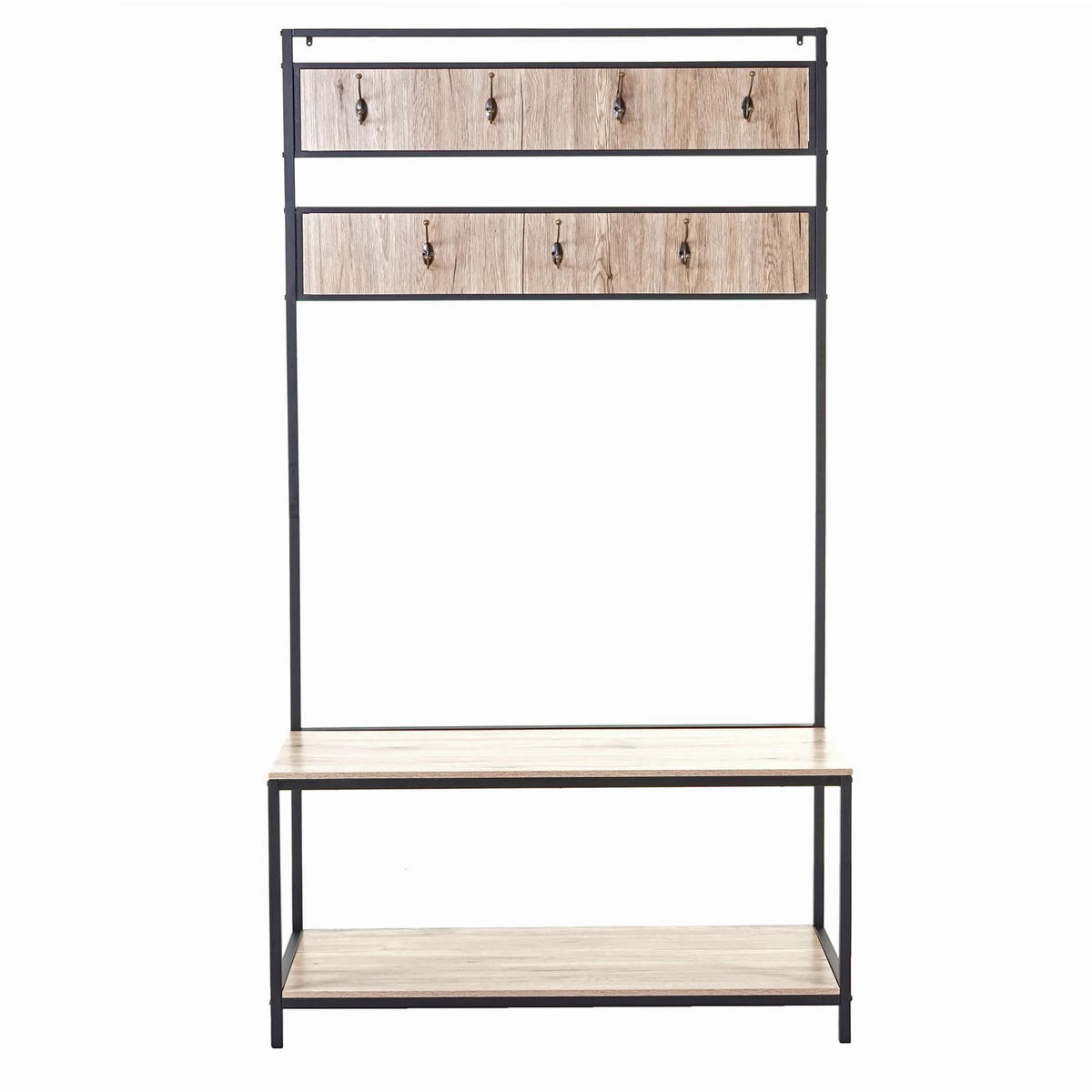 STANDGARDEROBE Braun - Braun, Holzwerkstoff (102/184/41cm) - MCW