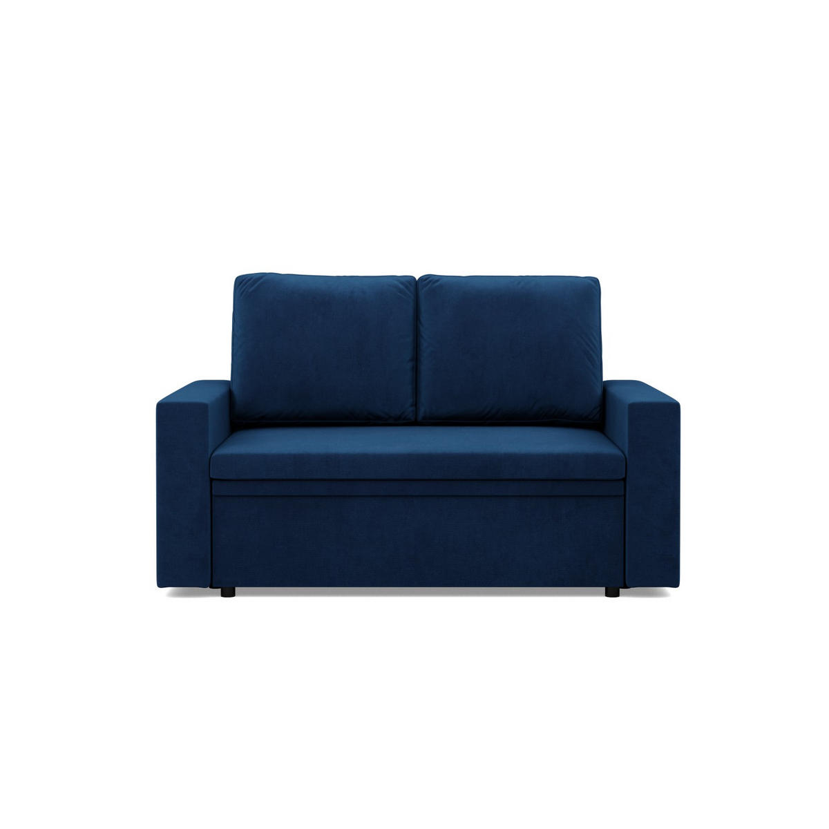 SOFA 2-SITZER MIT SCHLAFFUNKTION NEO, Dunkelblau - Blau, Textil (148/90/87cm)