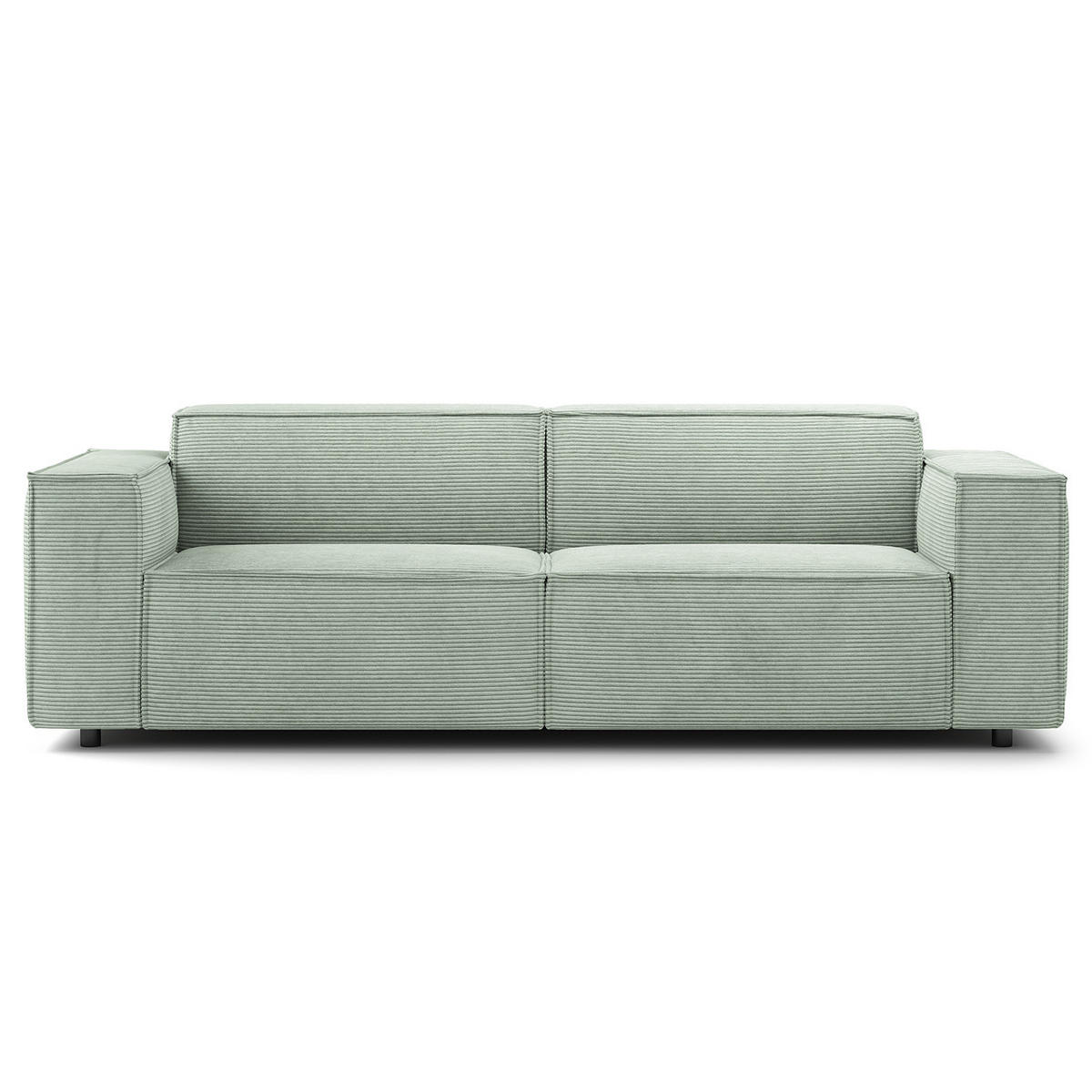 2,5-SITZER SOFA - Mintgrün, Textil (223/70/96cm) - home24