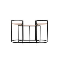 BEISTELLTISCH Jasmin Mangoholz 65 cm / 34 cm Natur - Naturfarben, Holz (34/65/60cm) - Villa Möbel